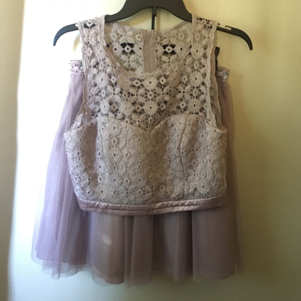 TWO PIECE HOMECOMING DRESS